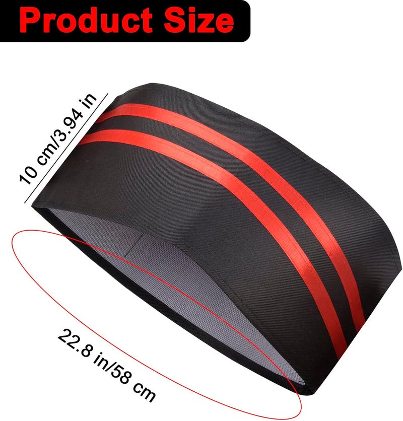 QZUnique Chef Hat Unisex Elastic Kitchen Cooking Chef Cap Adult Adjustable Baking Hat Reusable Food Service Hair Nets - Image 2